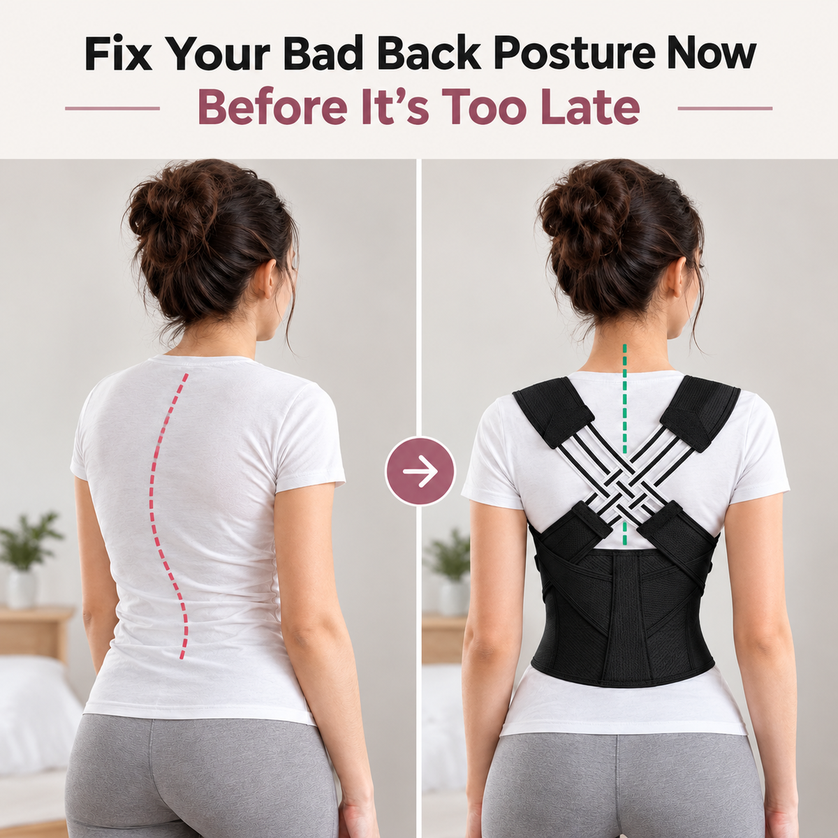 PostureFit™ "Posture Support & Back Brace"